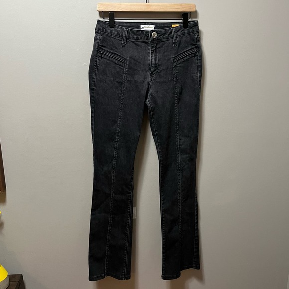 Pilcro Women’s Y2K‎ High Waisted Black Flare Jeans size 30 - Picture 1 of 6